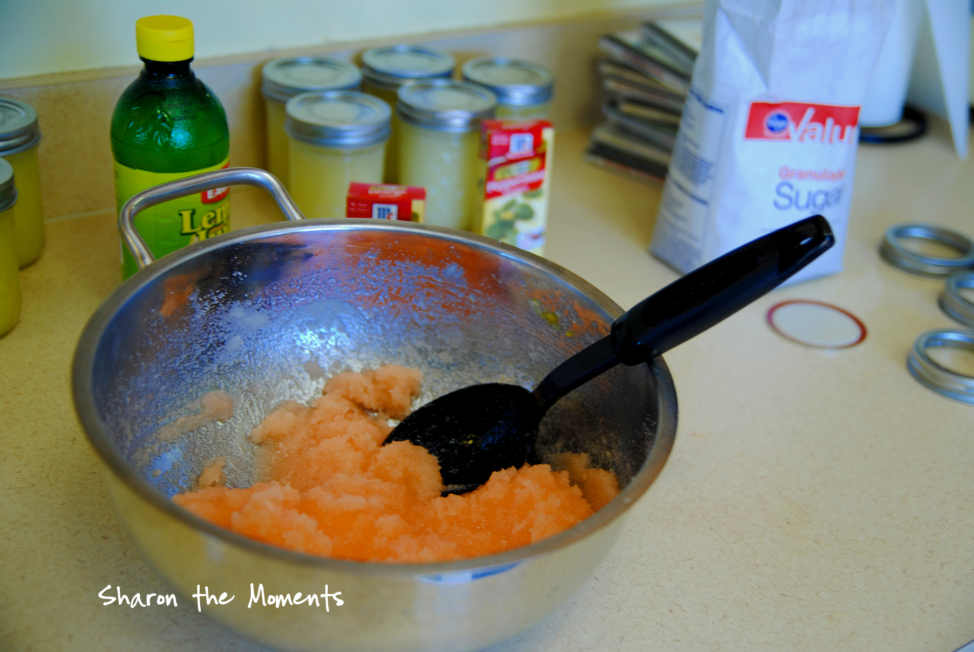 Easy Lemon/Orange/Peppermint Sugar Body Scrub for Christmas|Sharon the Moments blog