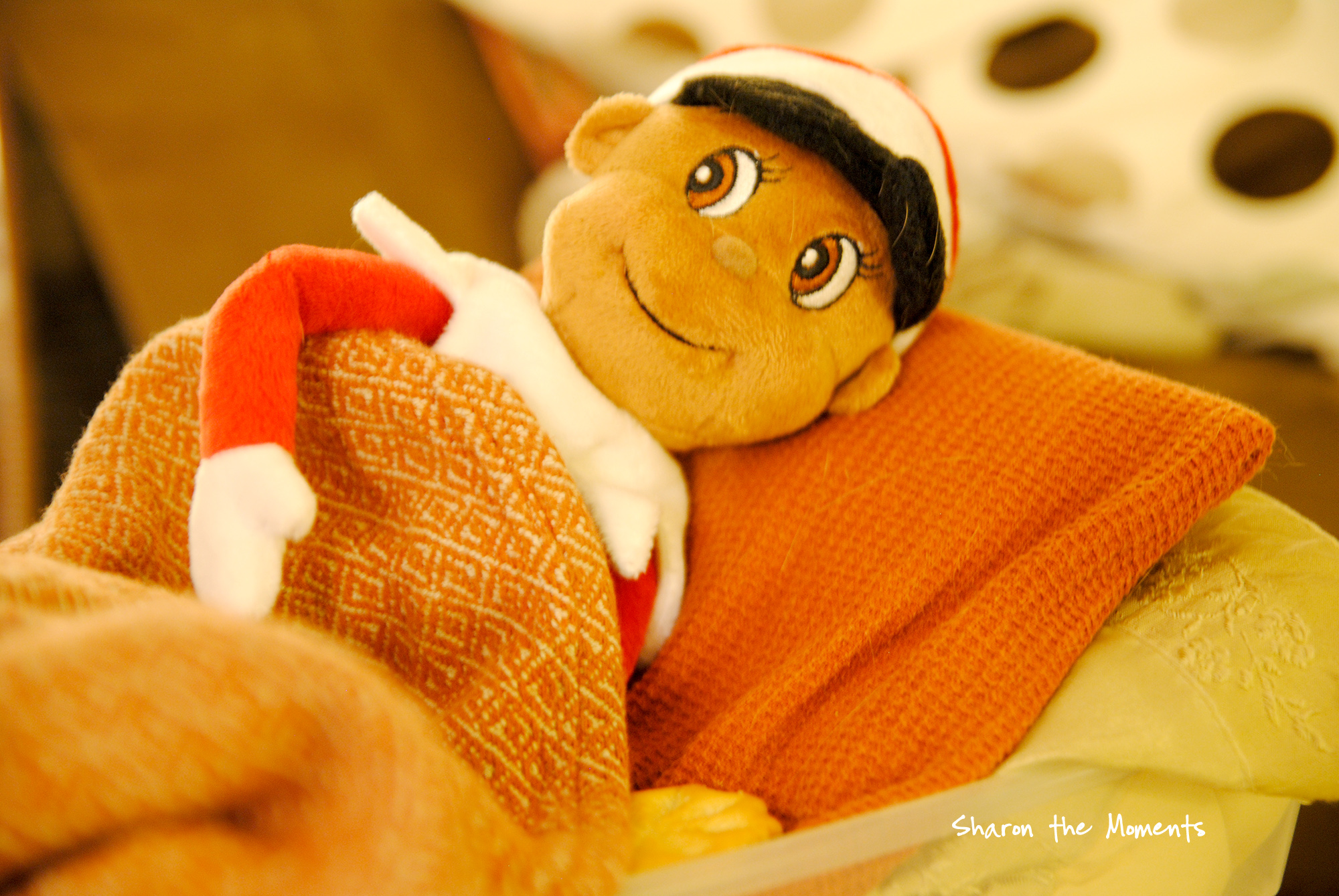 Christmas Elf on the Shelf Chrissy|Sharon the Moments blog