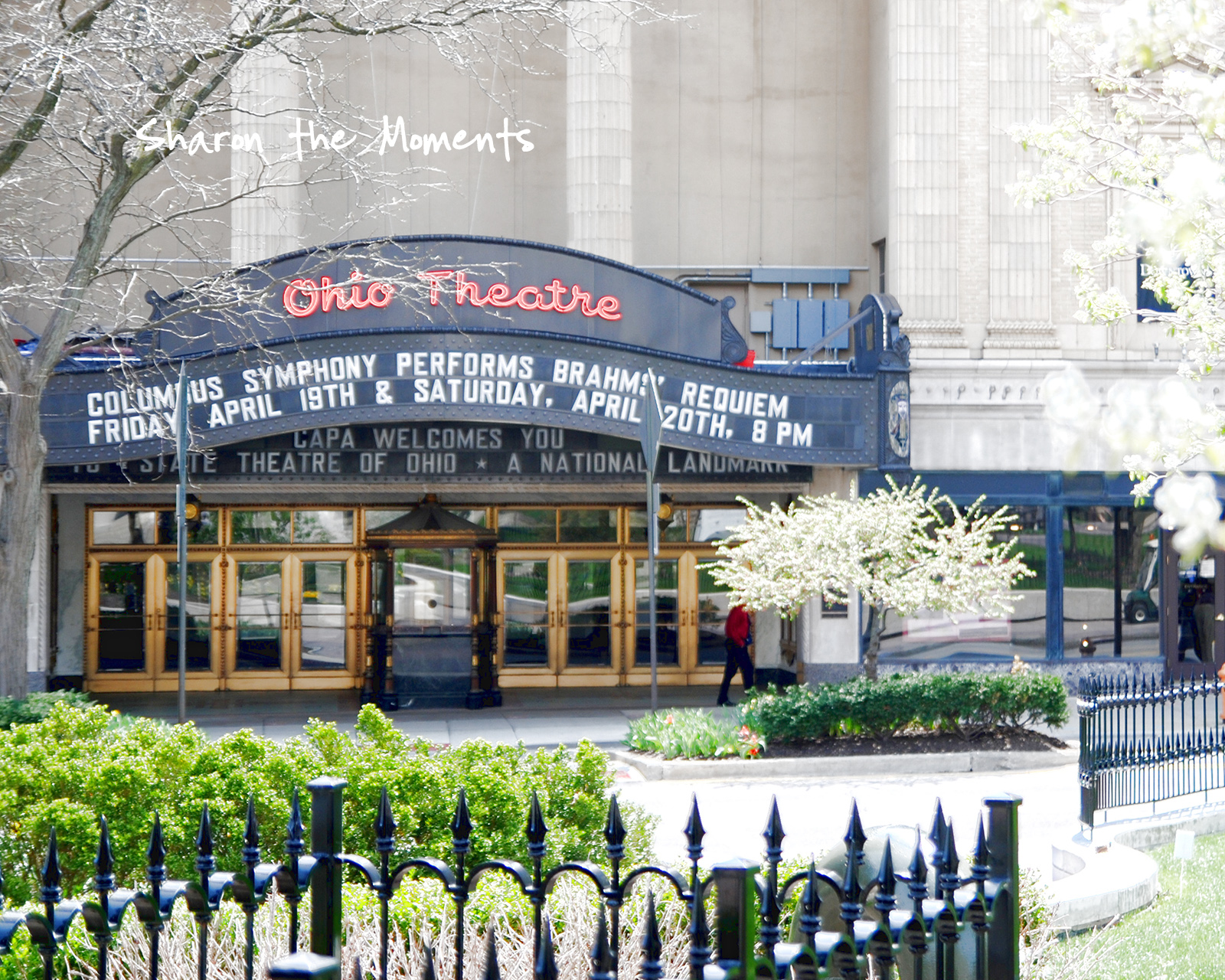 Favorite Photo Friday Ohio Theater Downtown Columbus Ohio|Sharon the Moments blog