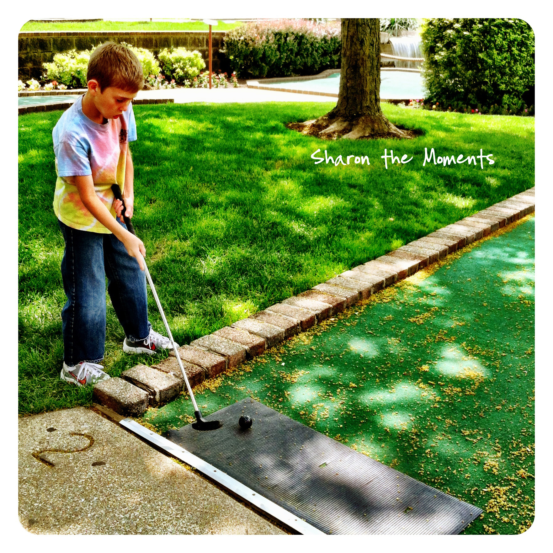 iPhoneography Tuesday is Monday Week Putt Putt Golf|Sharon the Moments blog