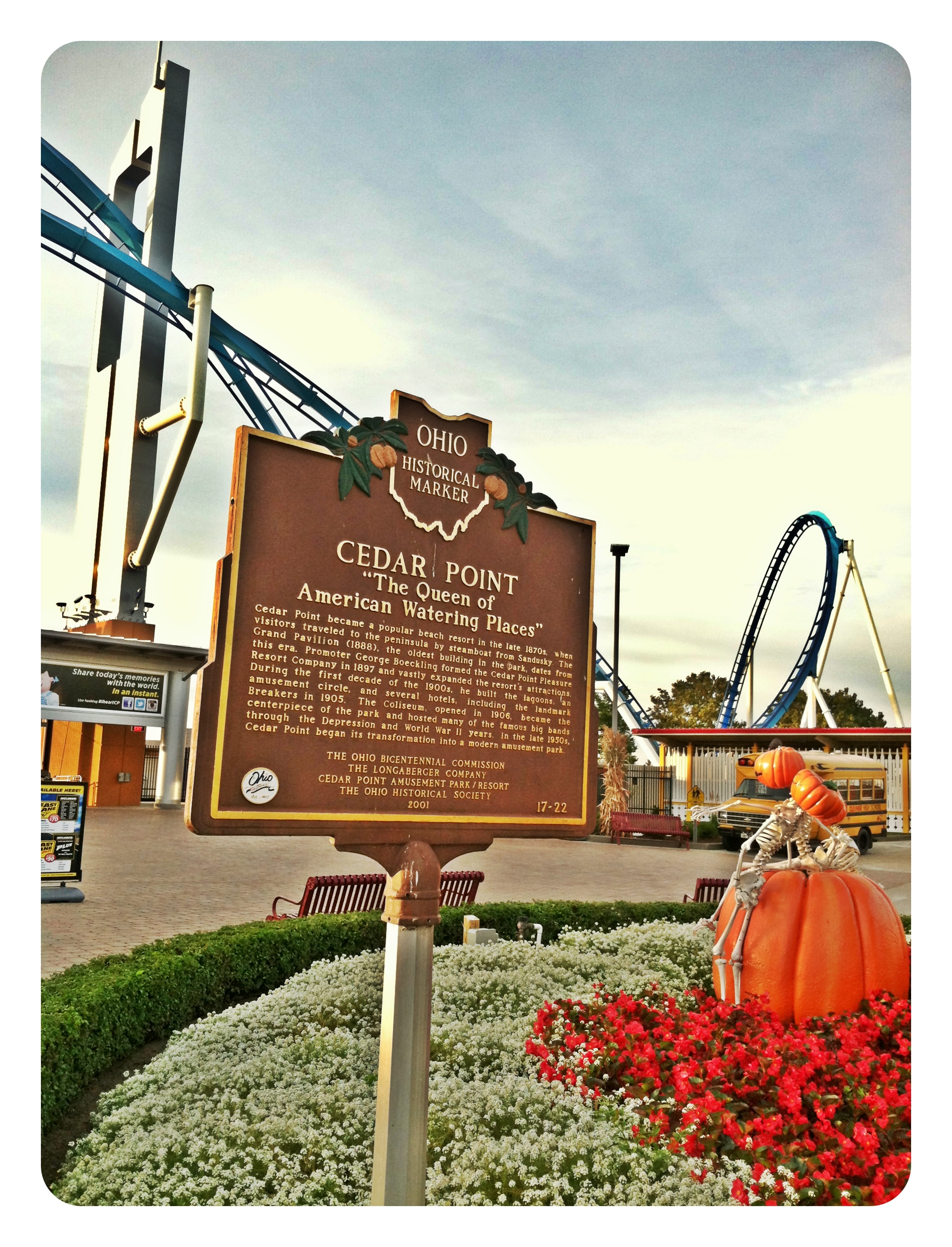 Remarkable Ohio … Ohio Historical Marker #17-22 Cedar Point