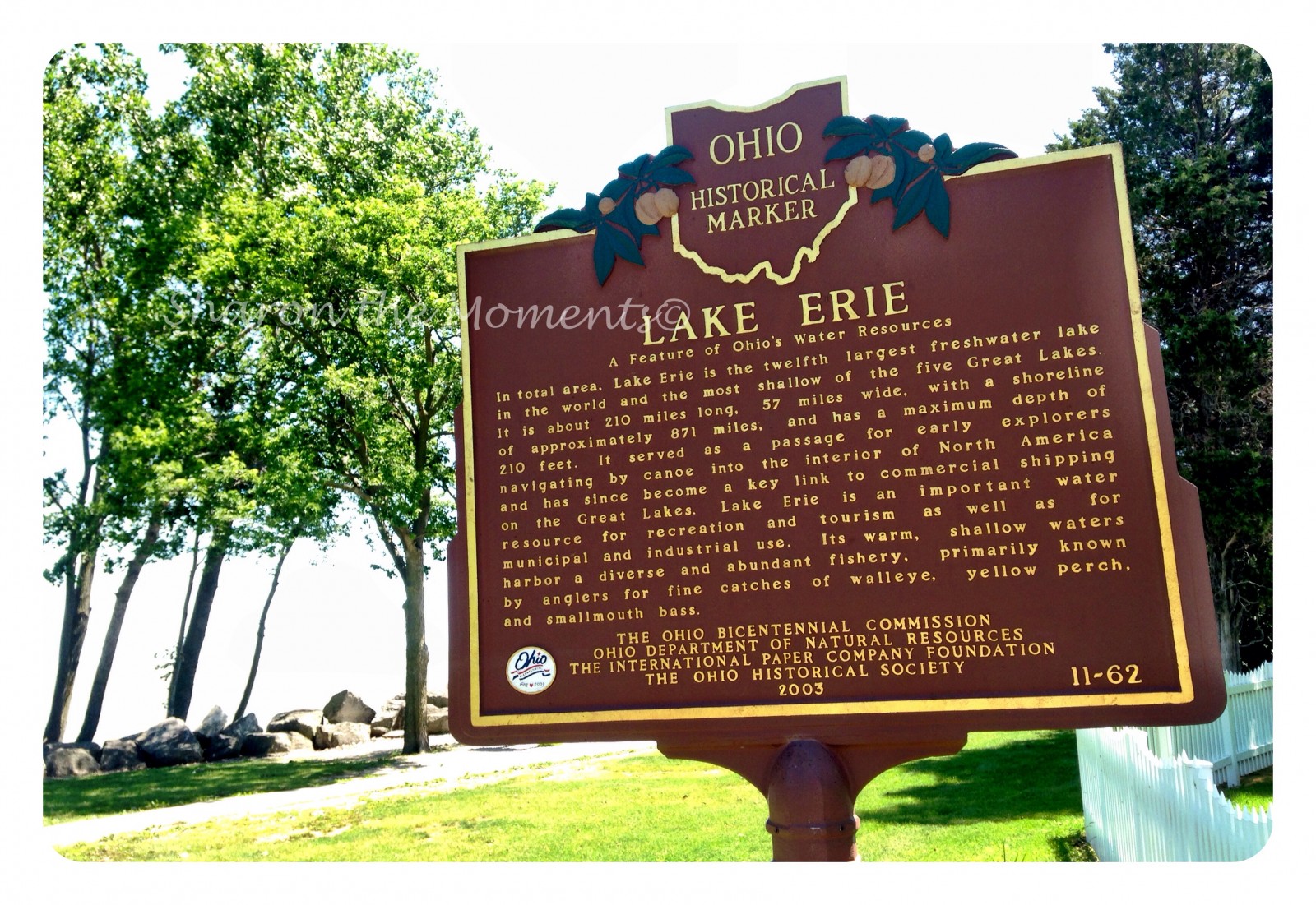 Remarkable Ohio … Ohio Historical Marker #11-62 Lake Erie