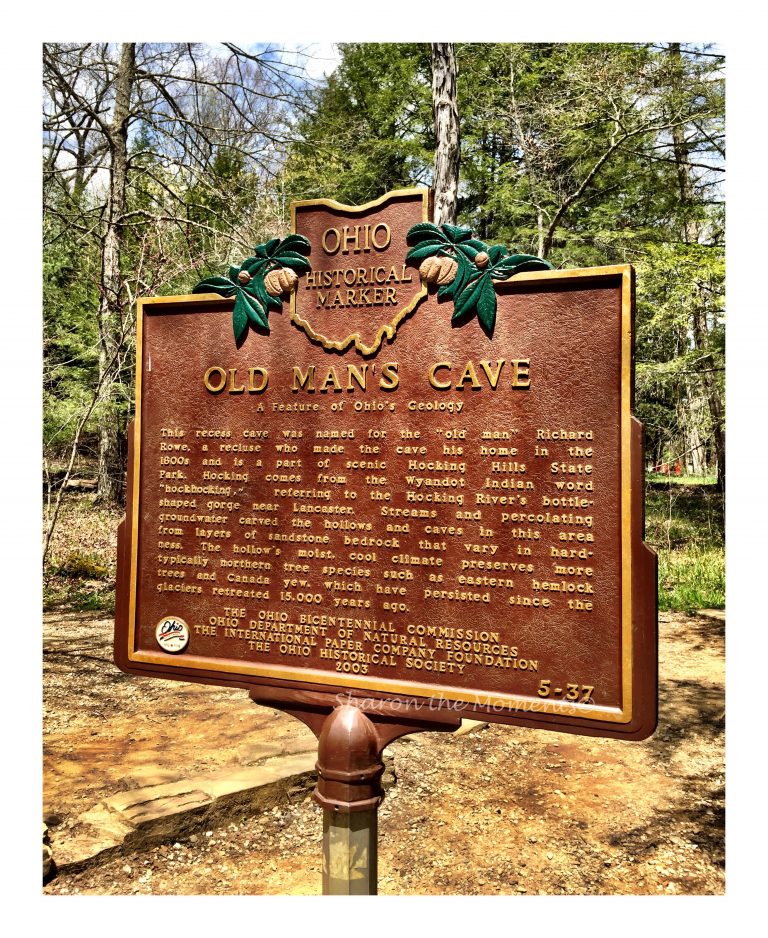 Remarkable Ohio … Ohio Historical Marker #5-37 Old Man’s Cave