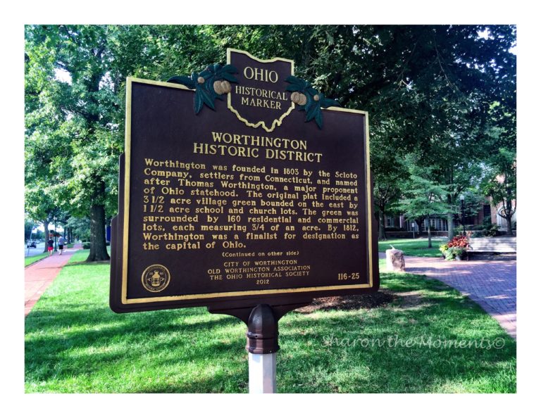 Remarkable Ohio … Ohio Historical Marker #116-25 Worthington Historic District