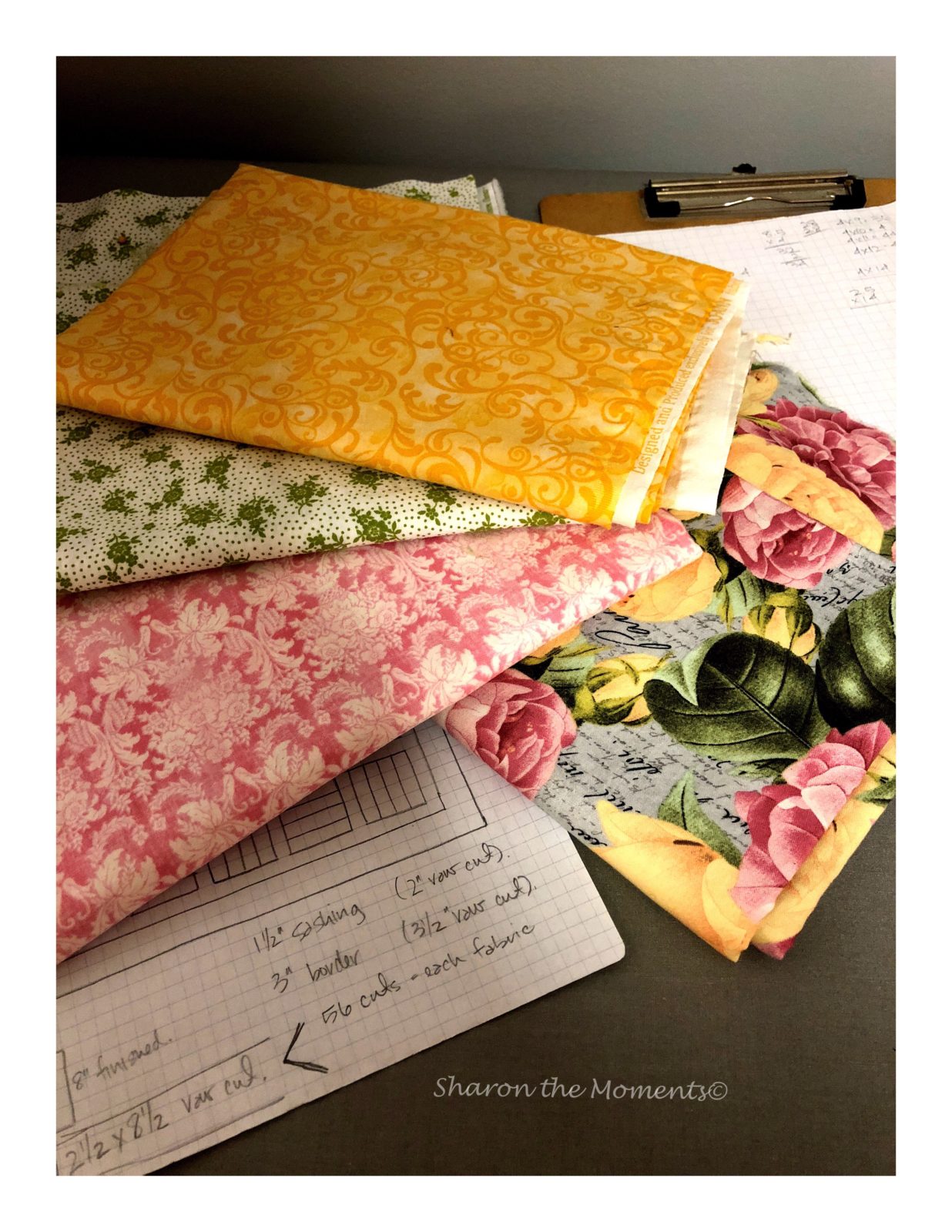 Flower Garden Quilt Pattern || Sharon the Moments Blog
