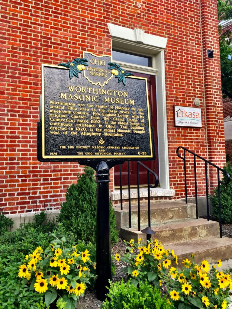 Remarkable Ohio … Ohio Historical Marker #8-25 Worthington Masonic Museum