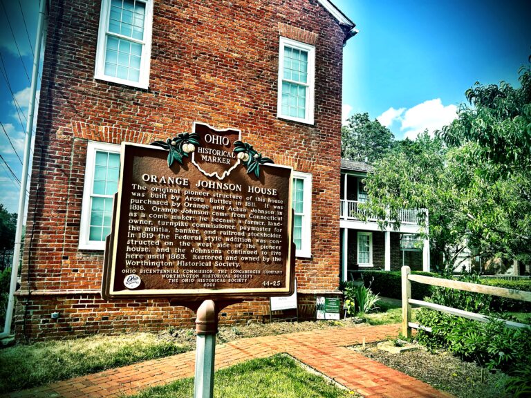 Remarkable Ohio … Ohio Historical Marker #44-25 Orange Johnson House