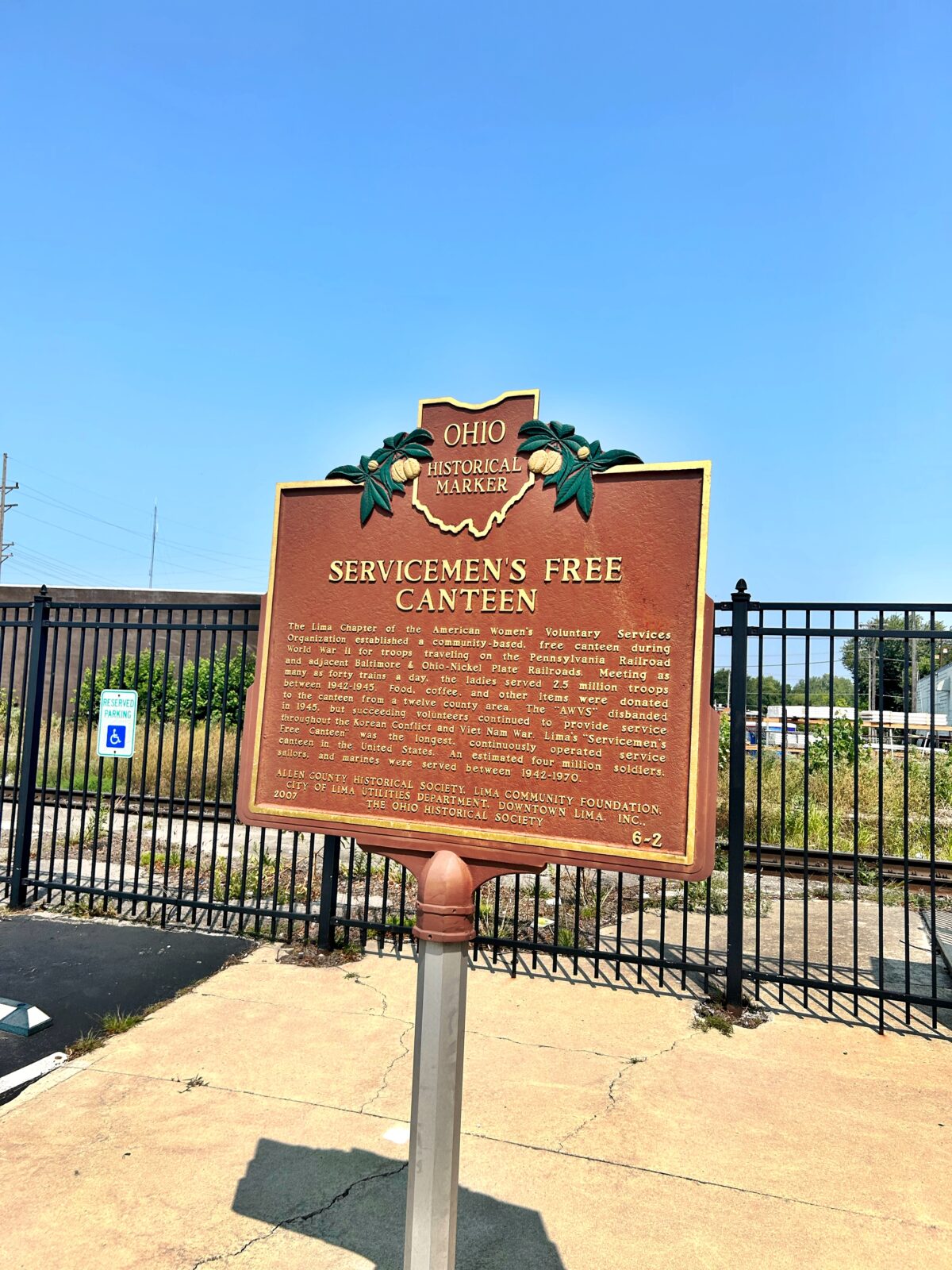 Remarkable Ohio … Ohio Historical Marker #6-2 Servicemen’s Free Canteen